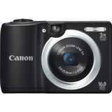 Canon PowerShot A1400 16 Megapixel Compact Camera - Black 8115B005