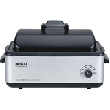 NESCO Nesco 12 Qt. Conv. Roaster Porcelain Cookwell-Silver Ext.