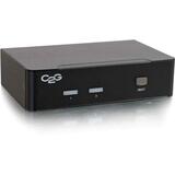 C2G C2G C2G 2-Port DisplayPort + USB + Audio KVM Switch