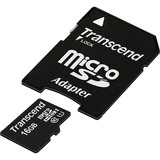Transcend Premium 16 GB microSD High Capacity (microSDHC) - 1 Card - TS16GUSDU1