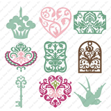 PROVO CRAFT CRICUT Damask Decor Cartridge