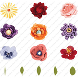 PROVO CRAFT CRICUT Projects Cartridge, Giant Flowers