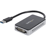 STARTECH.COM StarTech.com USB 3.0 to DVI External Video Card Multi Monitor Adapter with 1-Port USB Hub - 1920x1200
