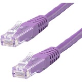 STARTECH.COM StarTech.com 6 ft Cat 6 Purple Molded RJ45 UTP Gigabit Cat6 Patch Cable - 6ft Patch Cord