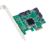 SYBA SYBA Multimedia SATA III 4-port PCI-e Version 2.0, x2 Slot Controller Card