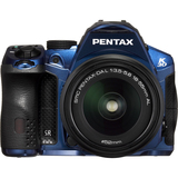 Pentax K-30 16.3 Megapixel Digital SLR Camera (Body with Lens Kit) - 18 mm - 55 mm - Blue