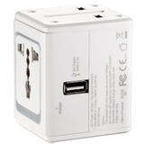 Conair LectronicSmart By Conair All-in-One Adapter With Built-in USB Port - For iPhone, iPad, iPod, USB Device