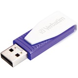 VERBATIM Verbatim 64GB Store 'n' Go® Swivel USB Drive - Violet