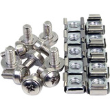 4XEM 4XEM 50 Pkg M6 Mounting Screws and Cage Nuts for Server Rack Cabinet