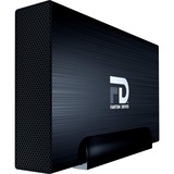 MICRONET Fantom Drives Professional 1 TB External Hard Drive - Brushed Black