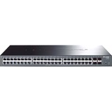 TP-LINK USA CORPORATION TP-LINK TL-SG2452 48-Port Gigabit Smart Switch with 4 SFP Slots, 802.1Q VLAN, L2/L3/L4 QoS, IGMP Snooping, Port Security, Storm Control, Web-based Management