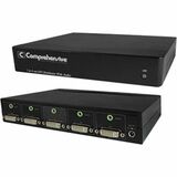 COMPREHENSIVE Comprehensive DVI 1x4 Distribution Amplifier with Stereo Audio