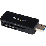 STARTECH.COM StarTech.com USB 3.0 External Flash Multi Media Memory Card Reader - SDHC MicroSD