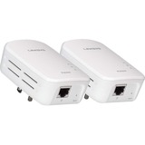 LINKSYS Linksys PLEK500 Powerline HomePlug AV2 1-Port Gigabit Network Adapter Kit
