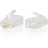 GENERIC C2G RJ45 Cat6 Modular Plug for Round Solid/Stranded Cable - 10pk