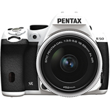 PENTAX U.S.A Pentax K-50 16.3 Megapixel Digital SLR Camera (Body with Lens Kit) - 18 mm - 55 mm (Lens 1), 50 mm - 200 mm (Lens 2) - White