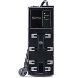 CYBERPOWER CyberPower CSB808 Essential 8-Outlets Surge Suppressor 8FT Cord