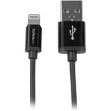 STARTECH.COM StarTech.com 0.3m (11in) Short Black Apple 8-pin Lightning Connector to USB Cable for iPhone / iPod / iPad