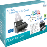 IRIS INC. I.R.I.S IRIScan Pro 3 Cloud Sheetfed Scanner - 600 dpi Optical