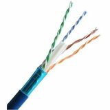 COMPREHENSIVE Comprehensive Cat 6 550 MHz Shielded Solid Blue Bulk Cable 1000ft