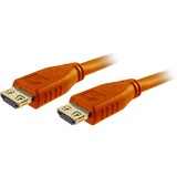 COMPREHENSIVE Comprehensive Pro AV/IT High Speed HDMI Cable with ProGrip, SureLength, CL3- Deep Orange 12ft