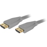 COMPREHENSIVE Comprehensive Pro AV/IT High Speed HDMI Cable with ProGrip, SureLength, CL3- Graphite Grey 6ft