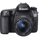 CANON Canon EOS 70D 20.2 Megapixel Digital SLR Camera (Body with Lens Kit) - 18 mm - 55 mm