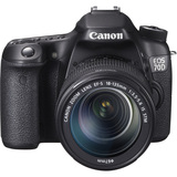 CANON Canon EOS 70D 20.2 Megapixel Digital SLR Camera (Body with Lens Kit) - 18 mm - 135 mm