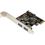 STARTECH.COM StarTech.com 2 Port PCI Express PCIe USB 3.0 Controller Card w SATA Power