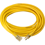 COLEMAN CABLE Coleman Cable 2883 - 12/3 25' SJTW Yellow Jacket Extension Cord w/Lighted End
