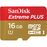 SANDISK CORPORATION SanDisk Extreme PLUS 16 GB microSD High Capacity (microSDHC)