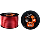 METRA METRA 100ft 4 AWG Red CCA Vice-Series Power Cable