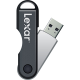 LEXAR MEDIA, INC. Lexar 16GB JumpDrive TwistTurn (Silver)