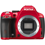 PENTAX U.S.A Pentax K-50 16.3 Megapixel Digital SLR Camera (Body Only) - Red