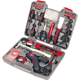 APOLLO Apollo 144 Piece Household Tool Kit with 4.8V Cordless Screwdriver