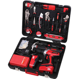 APOLLO Apollo 184 Piece Household Tool Kit with 18 Volt Drill