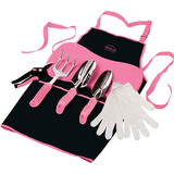 APOLLO Apollo 7 Piece Garden Tool Kit - Pink