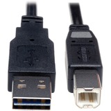TRIPP LITE Tripp Lite Universal Reversible USB 2.0 A-Male to B-Male Device Cable - 10ft