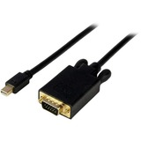 STARTECH.COM StarTech.com 6 ft Mini DisplayPort to VGAAdapter Converter Cable - mDP to VGA 1920x1200 - Black