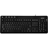 ERGOGUYS A4Tech Blue LED Backlit Multimedia Keyboard Via Ergoguys