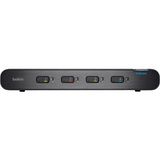 BELKIN Belkin Advanced Secure DVI-I KVM Switch with DCU; 4-Port Plus