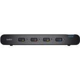 BELKIN Belkin Advanced Secure DisplayPort KVM Switch; 4-Port Plus