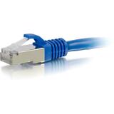 C2G 8ft Cat6a Snagless Shielded (STP) Network Patch Cable - Blue