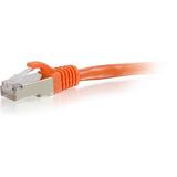 C2G 8ft Cat6 Snagless Shielded (STP) Network Patch Cable - Orange