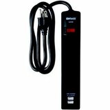 COLEMAN CABLE Woods USB Charger 4-Outlet Surge Protector, 3ft Cord