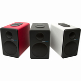 GRACE DIGITAL AUDIO Grace Digital GDI-BTSP208 aptX Powered Bookshelf Bluetooth Speakers (Set of 2, White)