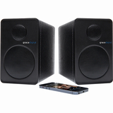 GRACE DIGITAL AUDIO Grace Digital GDI-BTSP201 aptX Powered Bookshelf Bluetooth Speakers (Set of 2, Black)