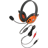 ERGOGUYS Califone Stereo Headset, Tiger w/ Mic Dual 3.5mm Plug Via Ergoguys