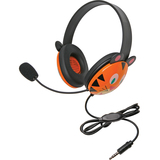 ERGOGUYS Califone Stereo Headset, Tiger w/ Mic 3.5mm Plug Via Ergoguys