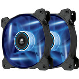 CORSAIR Corsair Air Series AF120 LED Blue Quiet Edition High Airflow 120mm Fan - Twin Pack